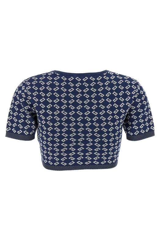 'cropped' top Blue 'cropped' top Blue