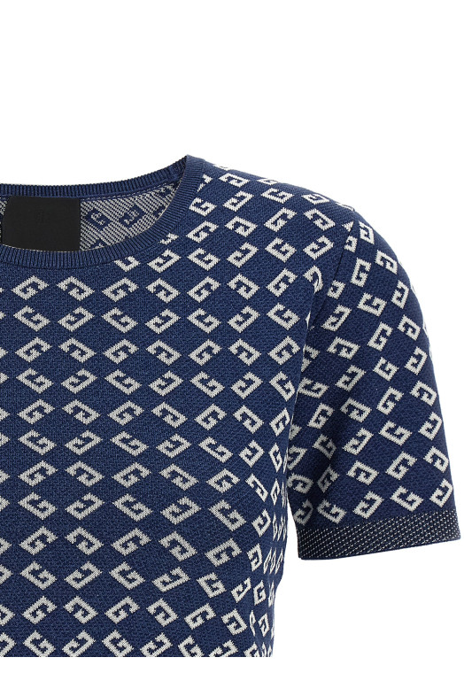 'cropped' top Blue 'cropped' top Blue