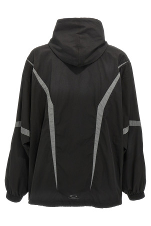 Куртка BALENCIAGA 'Tracksuit Loop Sports Icon Ampia' черная 814393TRO311779 Куртка BALENCIAGA 'Tracksuit Loop Sports Icon Ampia' черная 814393TRO311779