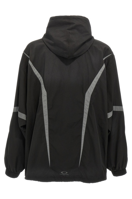 Куртка BALENCIAGA 'Tracksuit Loop Sports Icon Ampia' черная 814393TRO311779 Куртка BALENCIAGA 'Tracksuit Loop Sports Icon Ampia' черная 814393TRO311779
