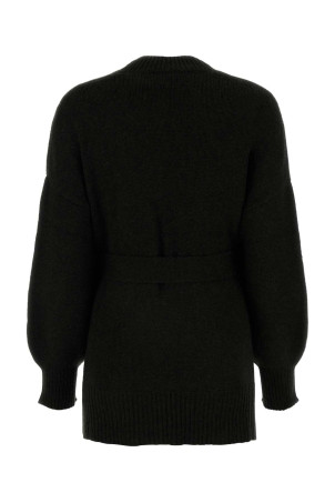 Black cashmere cardigan LE KASHA (AOMORI) Black cashmere cardigan LE KASHA (AOMORI)
