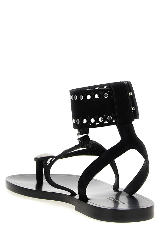 Босоніжки ISABEL MARANT 'Edil' Чорний SD0239FAC2B01SBKSI Босоніжки ISABEL MARANT 'Edil' Чорний SD0239FAC2B01SBKSI