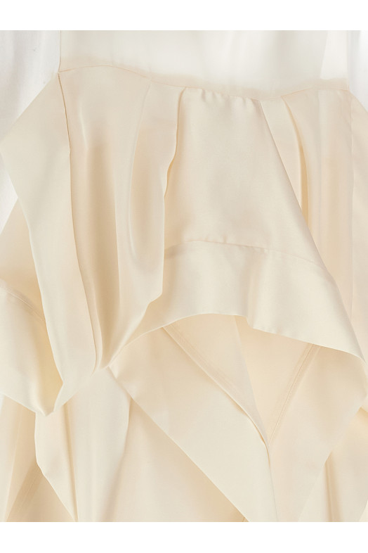Плісирована футболка Біла SACAI 2507914101 Плісирована футболка Біла SACAI 2507914101