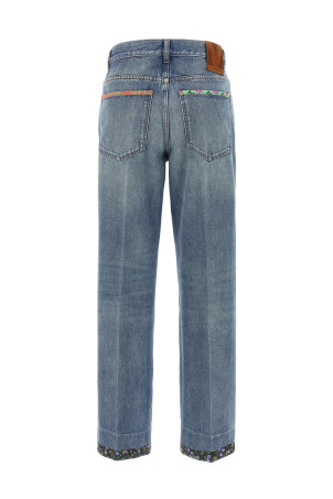 Квіткові джинси Valentino Garavani Сині 6B0DD19X94V558 Квіткові джинси Valentino Garavani Сині 6B0DD19X94V558