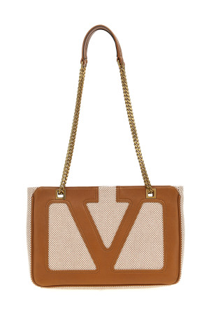 Valentino Garavani 'Viva Superstar' small shopping bag Beige Valentino Garavani 'Viva Superstar' small shopping bag Beige