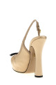 DOLCE & GABBANA 'Vally' slingback Beige CG0927AD1608L068 DOLCE & GABBANA 'Vally' slingback Beige CG0927AD1608L068