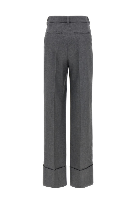 Шерстяные брюки Valentino Garavani Серый 6B0RB6F08VB153