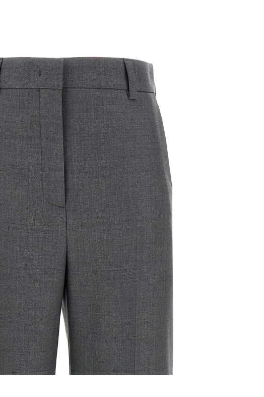 Шерстяные брюки Valentino Garavani Серый 6B0RB6F08VB153