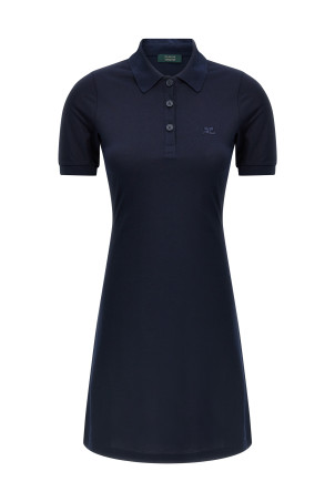 Piqué polo dress Blue Piqué polo dress Blue