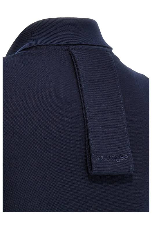 Платье-поло из пике Синий COURREGES 125JRO554JS01937075 Платье-поло из пике Синий COURREGES 125JRO554JS01937075