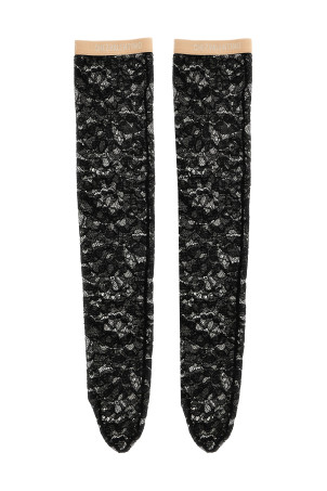 Нога Valentino Garavani Lace Rebordè Black 6B0KI03R9BT0NO Нога Valentino Garavani Lace Rebordè Black 6B0KI03R9BT0NO