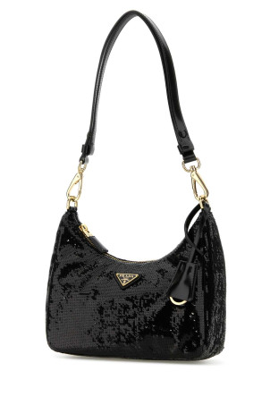 Чорна тканинна сумка через плече Re-Edition Чорна PRADA (1BC204VJOO2CXF) Чорна тканинна сумка через плече Re-Edition Чорна PRADA (1BC204VJOO2CXF)