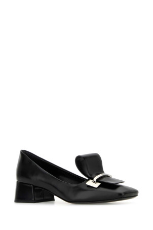Черные кожаные туфли-лодочки Black PRADA (1I963NFD035055) Черные кожаные туфли-лодочки Black PRADA (1I963NFD035055)