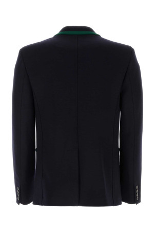 Midnight blue stretch cotton blend blazer VALENTINO GARAVANI (3V3CEE559HL)