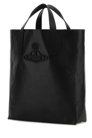 Чорна шкіряна сумка середнього розміру Sarah VIVIENNE WESTWOOD (4D02000BUL00AN) Чорна шкіряна сумка середнього розміру Sarah VIVIENNE WESTWOOD (4D02000BUL00AN)