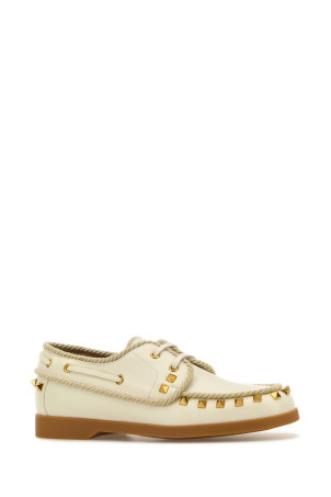 Ivory leather lace-up shoes White VALENTINO GARAVANI (6W2S0LR5TKZ) Ivory leather lace-up shoes White VALENTINO GARAVANI (6W2S0LR5TKZ)