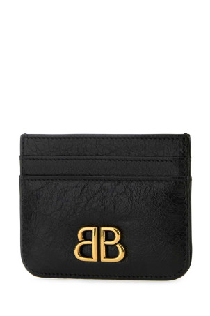 Чорний шкіряний картхолдер Monaco Чорний BALENCIAGA (7654632AAXB) Чорний шкіряний картхолдер Monaco Чорний BALENCIAGA (7654632AAXB)