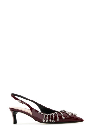 Бургундские кожаные туфли GUCCI (805307BNC00) Бургундские кожаные туфли GUCCI (805307BNC00)