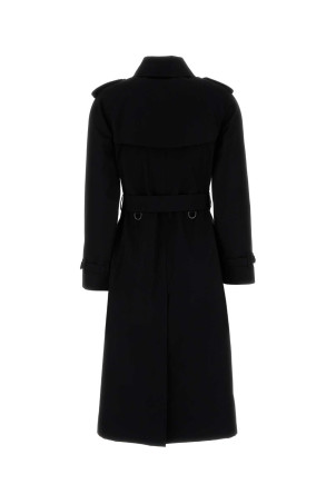 Black cotton trench coat Black BURBERRY (8079418) Black cotton trench coat Black BURBERRY (8079418)