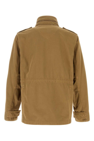 Хлопковая куртка цвета верблюжьей шерсти BURBERRY (8106036) Хлопковая куртка цвета верблюжьей шерсти BURBERRY (8106036)