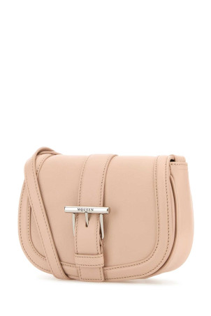 Pastel pink leather mini Satchel crossbody bag Pink ALEXANDER MCQUEEN (8271131MAAD) Pastel pink leather mini Satchel crossbody bag Pink ALEXANDER MCQUEEN (8271131MAAD)