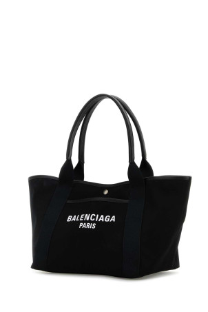 Черная холщовая сумка среднего размера Biarritz BALENCIAGA (8348202ABBN) Черная холщовая сумка среднего размера Biarritz BALENCIAGA (8348202ABBN)