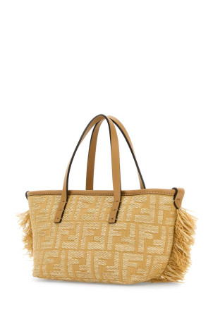 Вышитая мини-сумочка из рафии FENDI (8BS096AV23) Вышитая мини-сумочка из рафии FENDI (8BS096AV23)