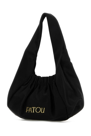 Black satin Le Biscuit handbag PATOU (AC0540171)