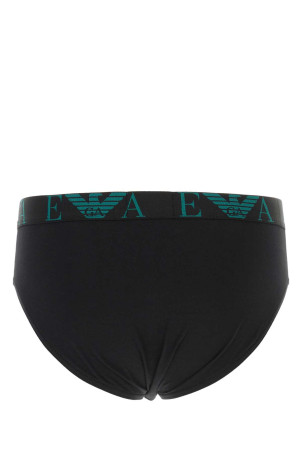 Black stretch cotton brief set EMPORIO ARMANI (EM000258AF10778) Black stretch cotton brief set EMPORIO ARMANI (EM000258AF10778)