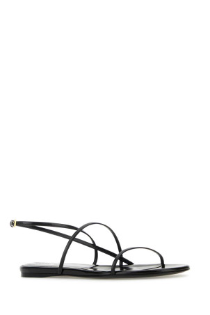Чорні шкіряні сандалі Loop Multicolor KHAITE (F3077920L920) Чорні шкіряні сандалі Loop Multicolor KHAITE (F3077920L920)