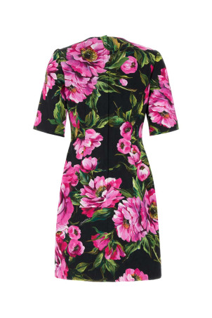 Вишита сукня з еластичної бавовни DOLCE & GABBANA (F6TMJTFSFN9) DOLCE & GABBANA Вишита сукня з еластичної бавовни DOLCE & GABBANA (F6TMJTFSFN9) DOLCE & GABBANA