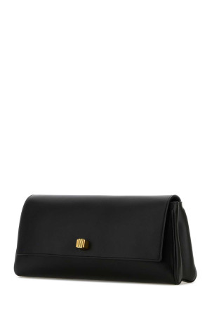 Black leather Audrey clutch Multicolor KHAITE (H3033867L867) Black leather Audrey clutch Multicolor KHAITE (H3033867L867)