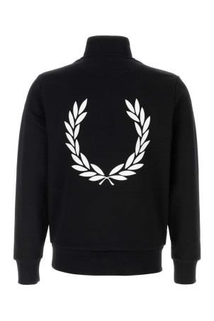 Світшот з чорної поліестерової суміші FRED PERRY (M6548) Світшот з чорної поліестерової суміші FRED PERRY (M6548)