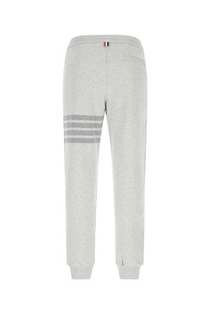 Бавовняні джоггери сірого кольору Melange THOM BROWNE (MJQ008P06910) Бавовняні джоггери сірого кольору Melange THOM BROWNE (MJQ008P06910)