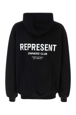Чорна бавовняна толстовка Represent Owners Club (OCM41113) Чорна бавовняна толстовка Represent Owners Club (OCM41113)