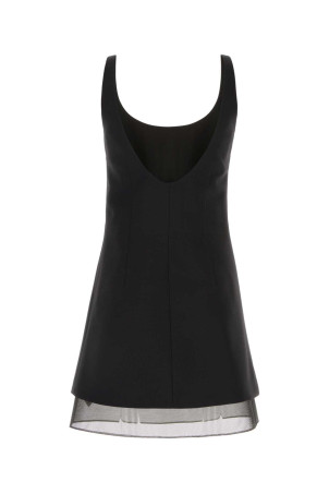 Черное шерстяное мини-платье Black PRADA (P3L46SOOO132T) Черное шерстяное мини-платье Black PRADA (P3L46SOOO132T)