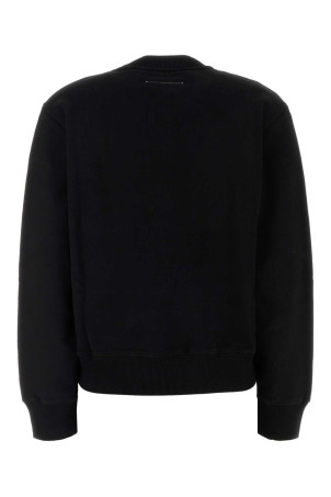 Чорна бавовняна кофта MM6 MAISON MARGIELA (S52GU0232M25003) Чорна бавовняна кофта MM6 MAISON MARGIELA (S52GU0232M25003)