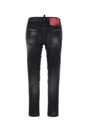 Черные джинсы Jennifer из эластичного денима DSQUARED (S75LB0968S30357) DSQUARED2