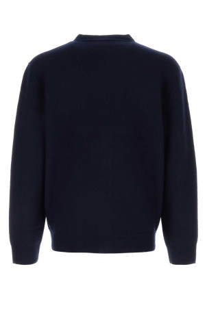 Темно-синій вовняний кардиган Denim A.P.C. (WVBDKH22305) Темно-синій вовняний кардиган Denim A.P.C. (WVBDKH22305)