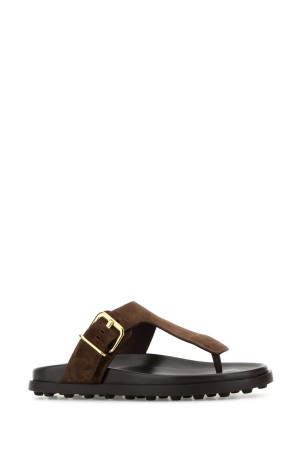 Коричневі замшеві шльопанці TOD'S (XXW68K0JG80CKO) TOD'S Коричневі замшеві шльопанці TOD'S (XXW68K0JG80CKO) TOD'S