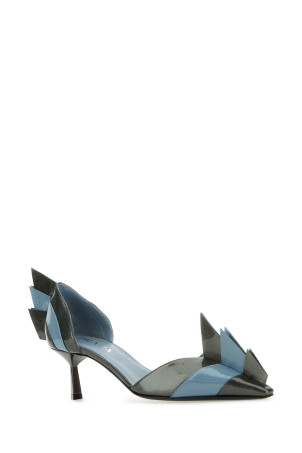 Two-tone leather pumps PRADA (1I971NFB05505G) Two-tone leather pumps PRADA (1I971NFB05505G)