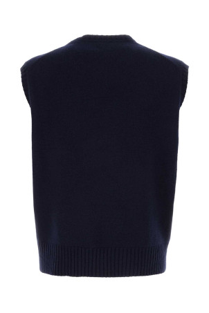 Navy blue wool blend vest POLO RALPH LAUREN (710970293)