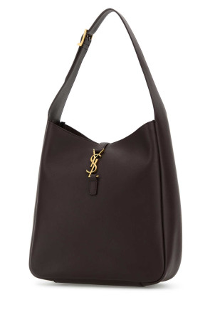 Велика сумка через плече Le 5 Ã 7 з сливової шкіри SAINT LAURENT (753837AAAUQ)