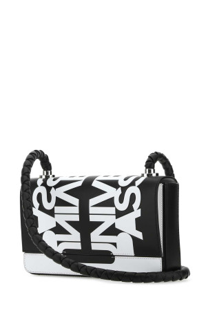 Двухцветная кожаная сумка через плечо BURBERRY (8051590) Двухцветная кожаная сумка через плечо BURBERRY (8051590)