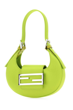 Кислотно-зеленая кожаная мини-сумочка Fendi Cookie (8BS065AMCP) Кислотно-зеленая кожаная мини-сумочка Fendi Cookie (8BS065AMCP)