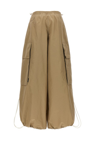 Брюки-парашют Бежевые PALM ANGELS (PWCF009E23FAB00161616161)