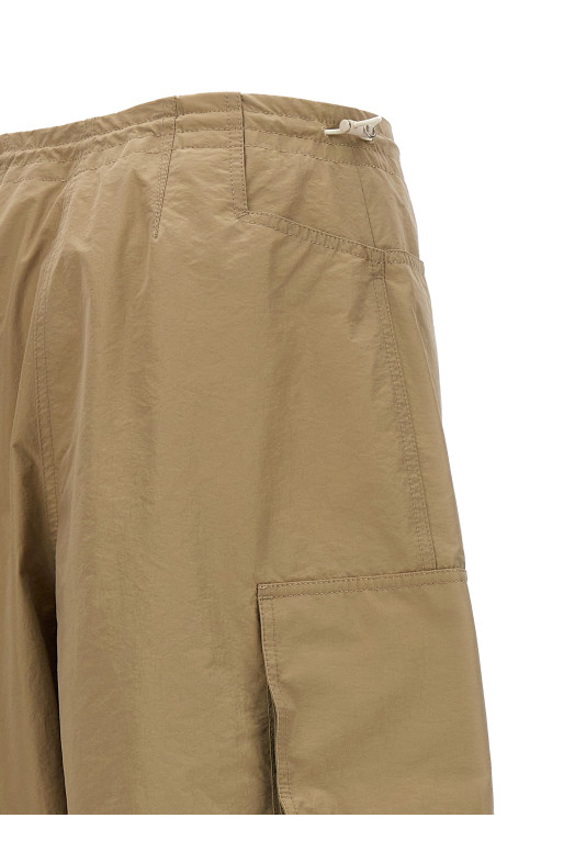 Брюки-парашют Бежевые PALM ANGELS (PWCF009E23FAB00161616161)