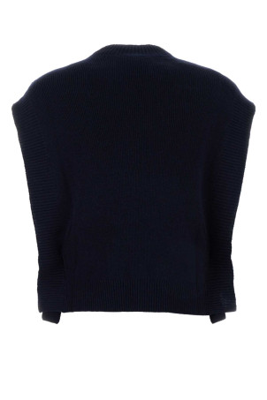 Темно-синий шерстяной жилет Mathilde Denim A.P.C. (WOASAF23430) Темно-синий шерстяной жилет Mathilde Denim A.P.C. (WOASAF23430)