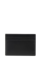 Logo leather cardholder Black