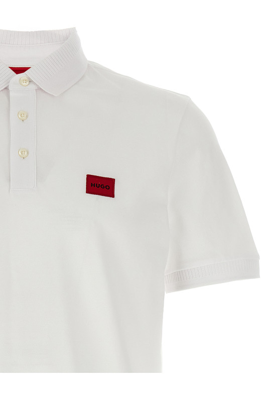 Рубашка-поло HUGO BOSS 'Dereso232' Белая 50490770100 Рубашка-поло HUGO BOSS 'Dereso232' Белая 50490770100